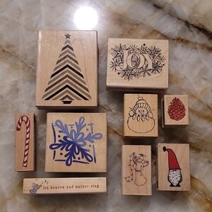 Christmas Rubber Stamp Bundle